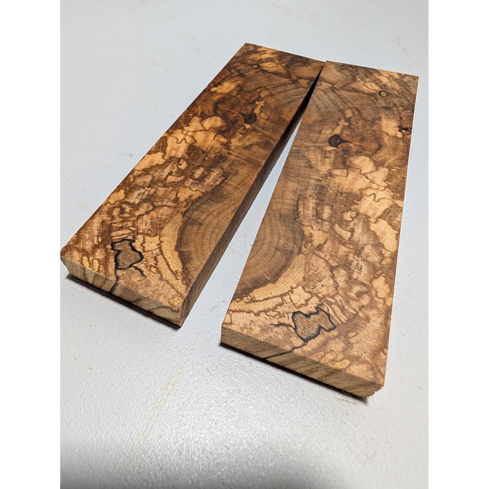 Knife Scales Spalted Maple | 5" x 1-3/8"+" x 3/8"